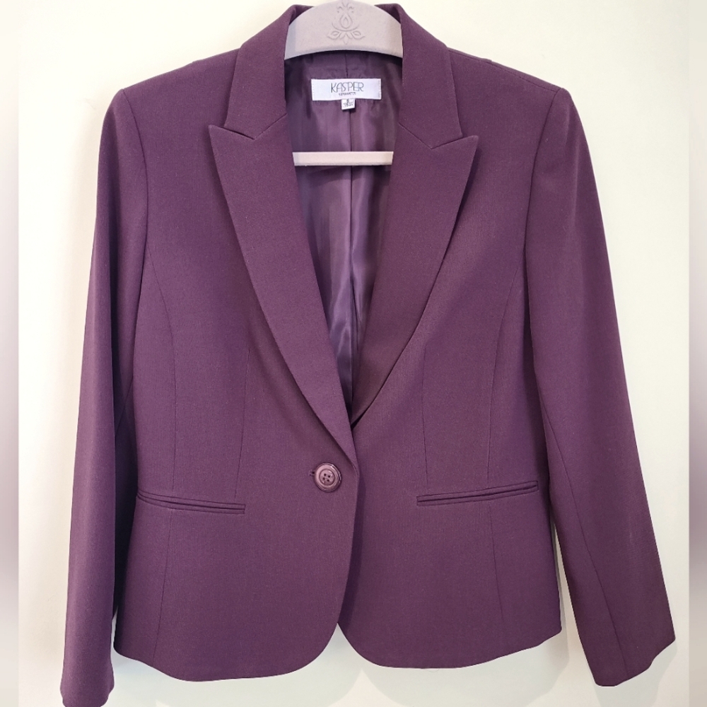 Kasper Women's Purple Blazer